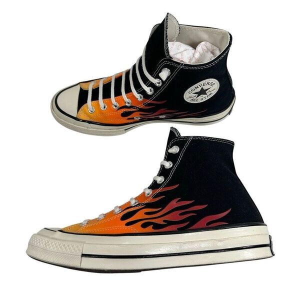 Converse Chuck 70 High Flames Men’s 8.5 Women’s 10.5 main image 4